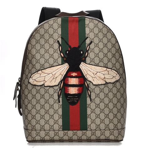 bee gucci backpacks|Gucci gg monogram backpack.